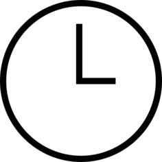Circular wall clock