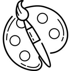 油漆调色板