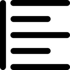 Left alignment
