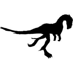 Dilong dinosaur shape