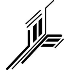 Electronic circuit of printed straight lines