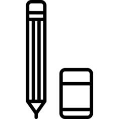 Pencil and Eraser