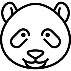 Panda Bear Head