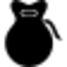 Castanets flamenco musical instrument black shape