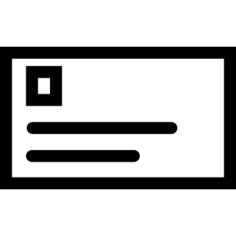 信封正面