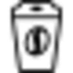 Commercial drink glass with cover