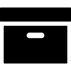 Cardboard box with lid