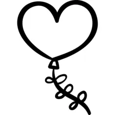 Heart shaped balloon