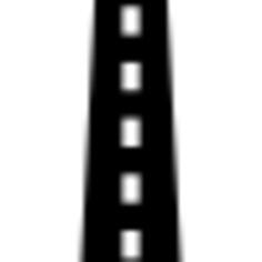 Straight road
