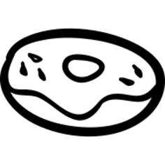 Donut with sprinkles