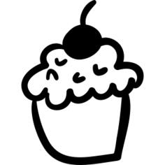 Cupcake handmade dessert
