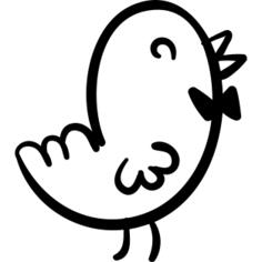 Bird with Bow tie