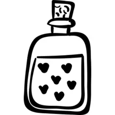 Perfume with hearts