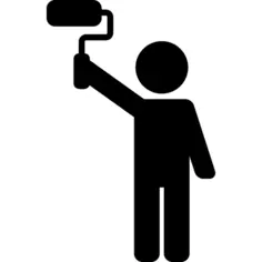 男人绘画