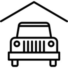 Car and garage