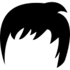 Short black male hair shape