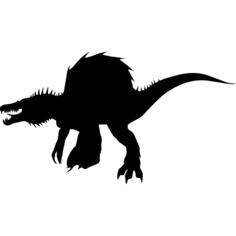 Dinosaur shape of spinosaurus
