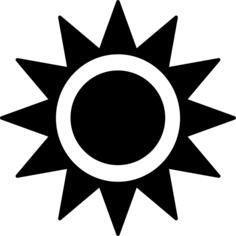 Sun shape