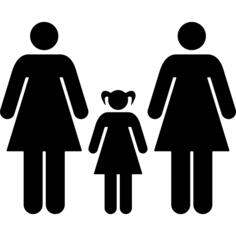 Female familiar group of three
