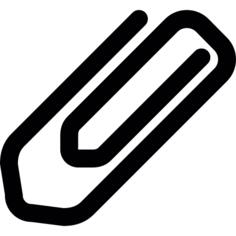Shaped paper clip