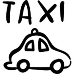 出租车手拉的汽车