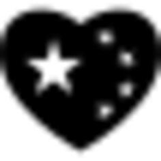 Heart flag of China