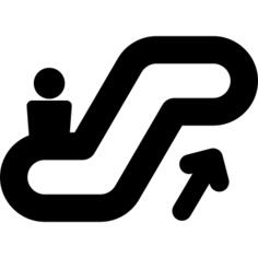 Escalators up