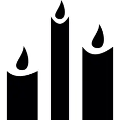 Three candles