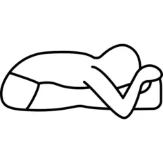 Man Stretching Legs and Flexing Body