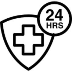 全天24小时提供医疗援助