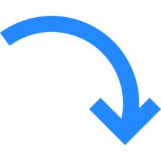 Curve arrow