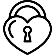 Heart Shaped Padlock