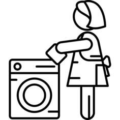 女人和洗衣