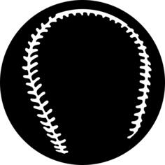 Black baseball ball