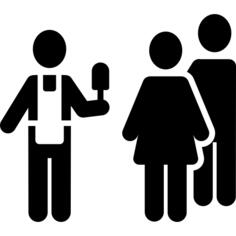 Vendor with Ice Cream and Couple