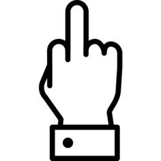 Middle finger
