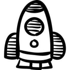 玩具火箭手拉的太空船