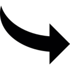 Curve arrow pointing right