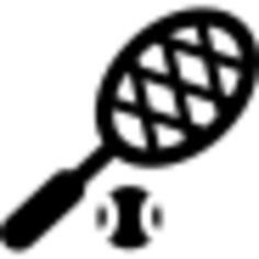 Tennis racket and ball