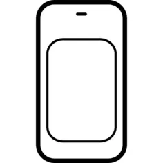 Mobile phone outline variant