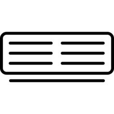 Air conditioner outlined tool