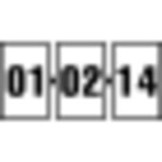 Calendar with three rotatory areas on February 1 of 2014