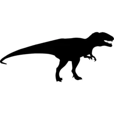Dinosaur carcharodontosaurus shape