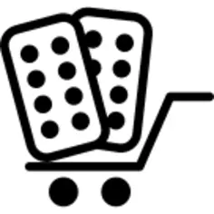 Drugs on a pharmacy truck for delivery