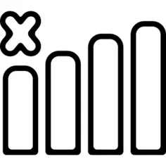 Connection bars sign with a cross
