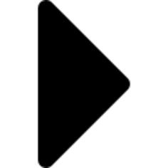 Triangular black right arrow