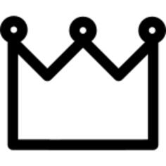 Royal crown of a queen or king