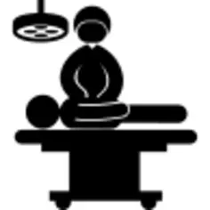 Person on meditation posture on a desk