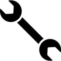 Double wrench outline