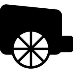 Carriage with big wheel